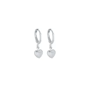 Brinco de Clik Pingente de Coração 3mm