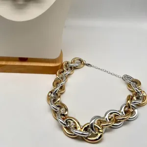 Choker Eletro formação Elos Mix Banhos