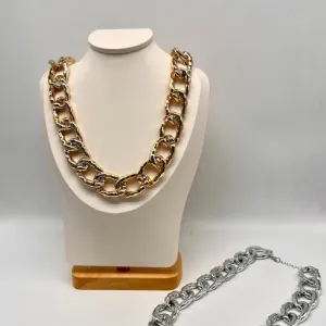 Colar Eletro formação elos vazados
