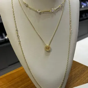 Colar Trio Fé - Banhado a ouro