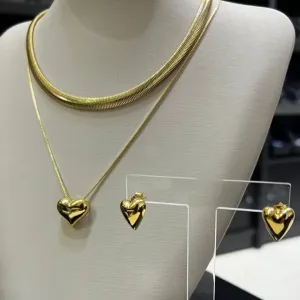 Conjunto Corrente dupla de coração
