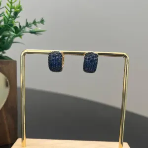 Brinco de Argola Clik 18mm - Azul