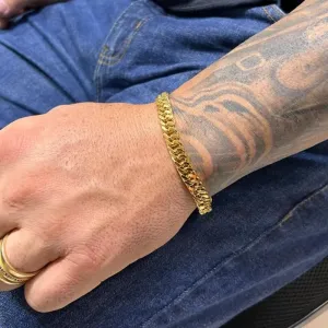 Pulseira Grumet Dupla 21cm fecho imã