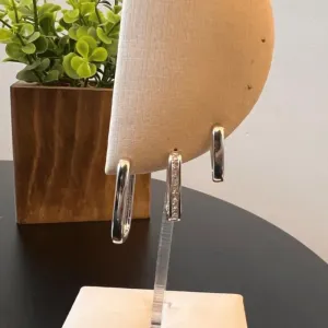 Trio de Clik dois lisos e um cravejado em Zircônia.