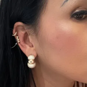 Piercing Fake Helix coração - O Par