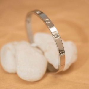 Bracelete Ponto de luz  - aço Inox