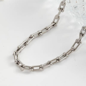 Choker cartier cadeado - Aço Inox