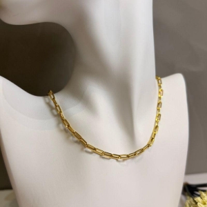 Choker Cartier 4mm 45cm - Banho Ouro