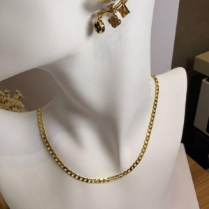 Choker Elos Grumet 4mm - Banho de Ouro