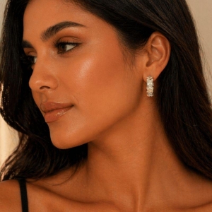 Brinco de Clik Mix Banhos X cravejado