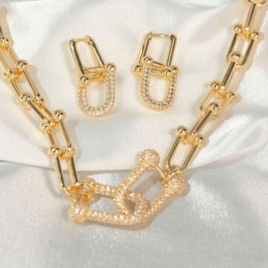 Conjunto Cartier elo cravejado