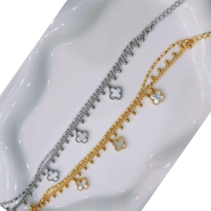 Pulseira Dupla Trevo