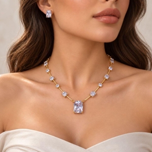 Conjunto de Zirconia Retangular