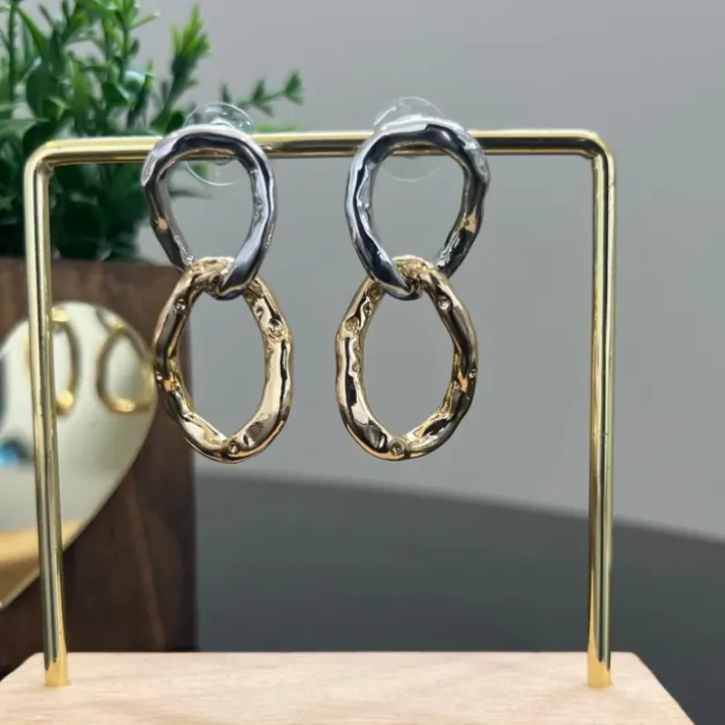 Brinco duas argolas - Mix Banhos