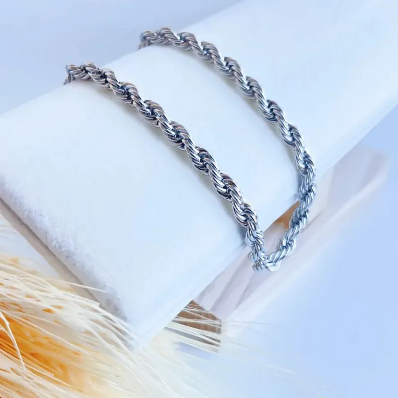 Cordão Torcido 4mm 45cm + 5cm extensor