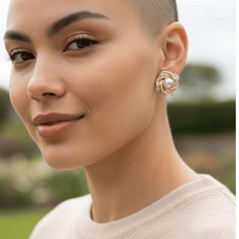 Brinco Cravejado Pérola