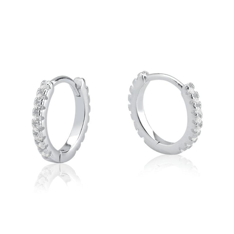 Brinco clik cravejado 12mm