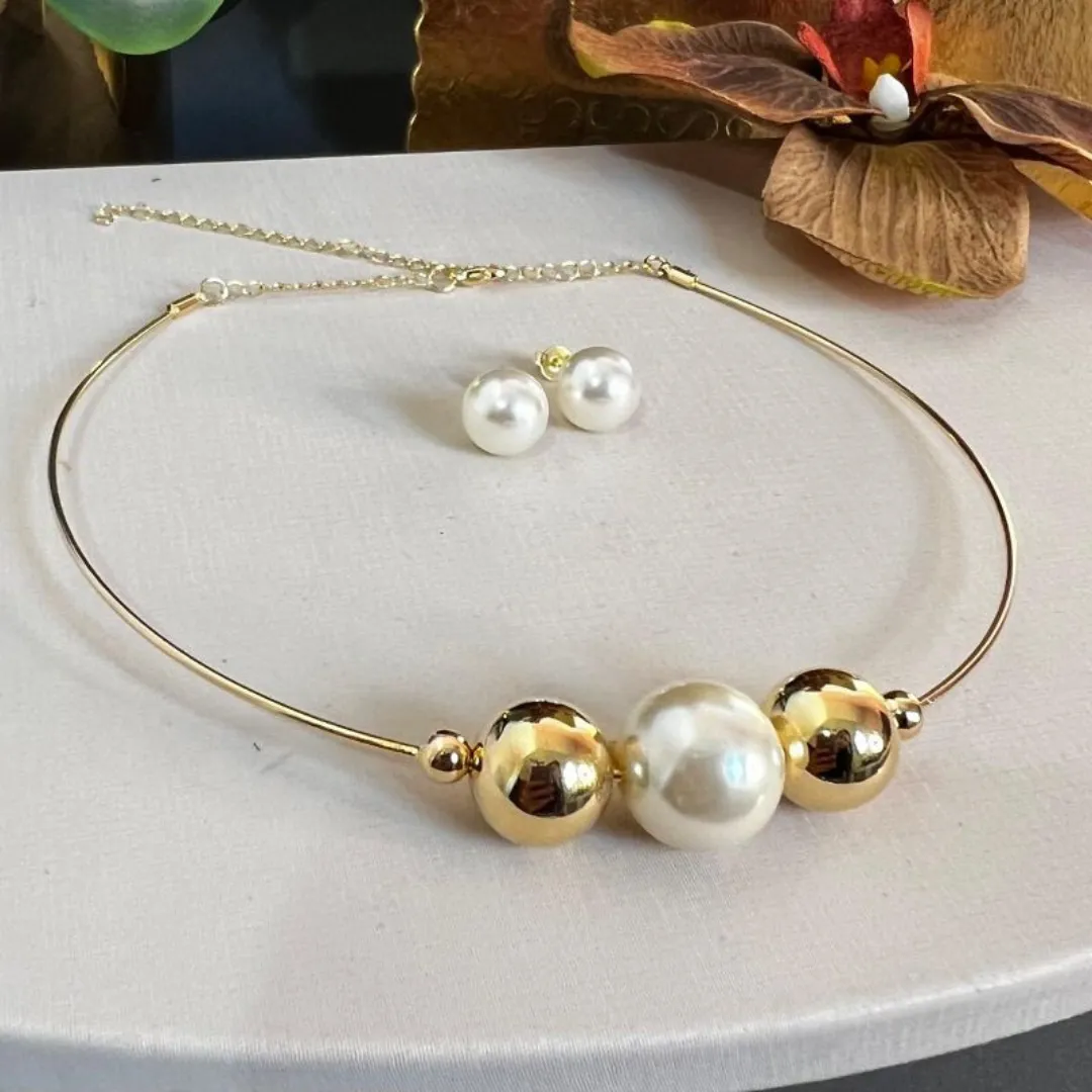 Conjunto de Aro bola e Pérola