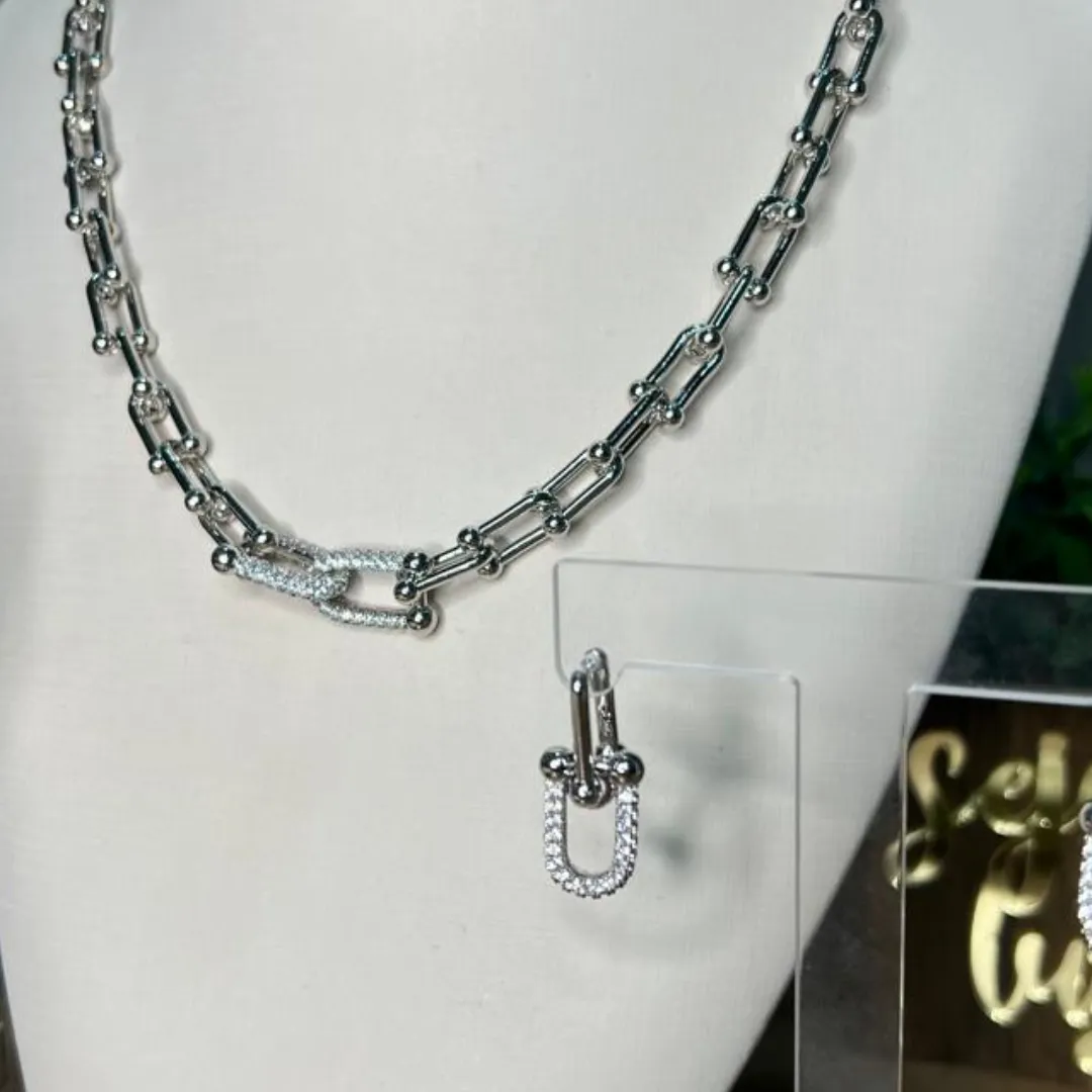 Conjunto Cartier elo cravejado