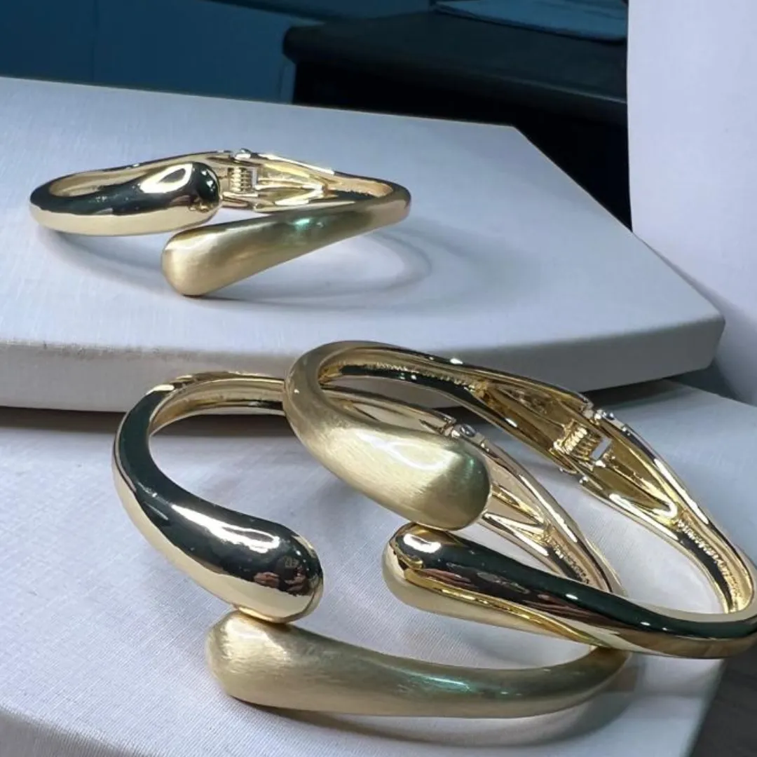 Bracelete duas pontas - acetinada