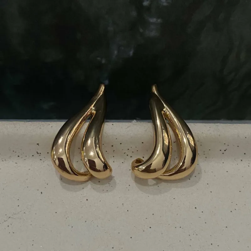 Brinco Ear Hook liso tarraxa