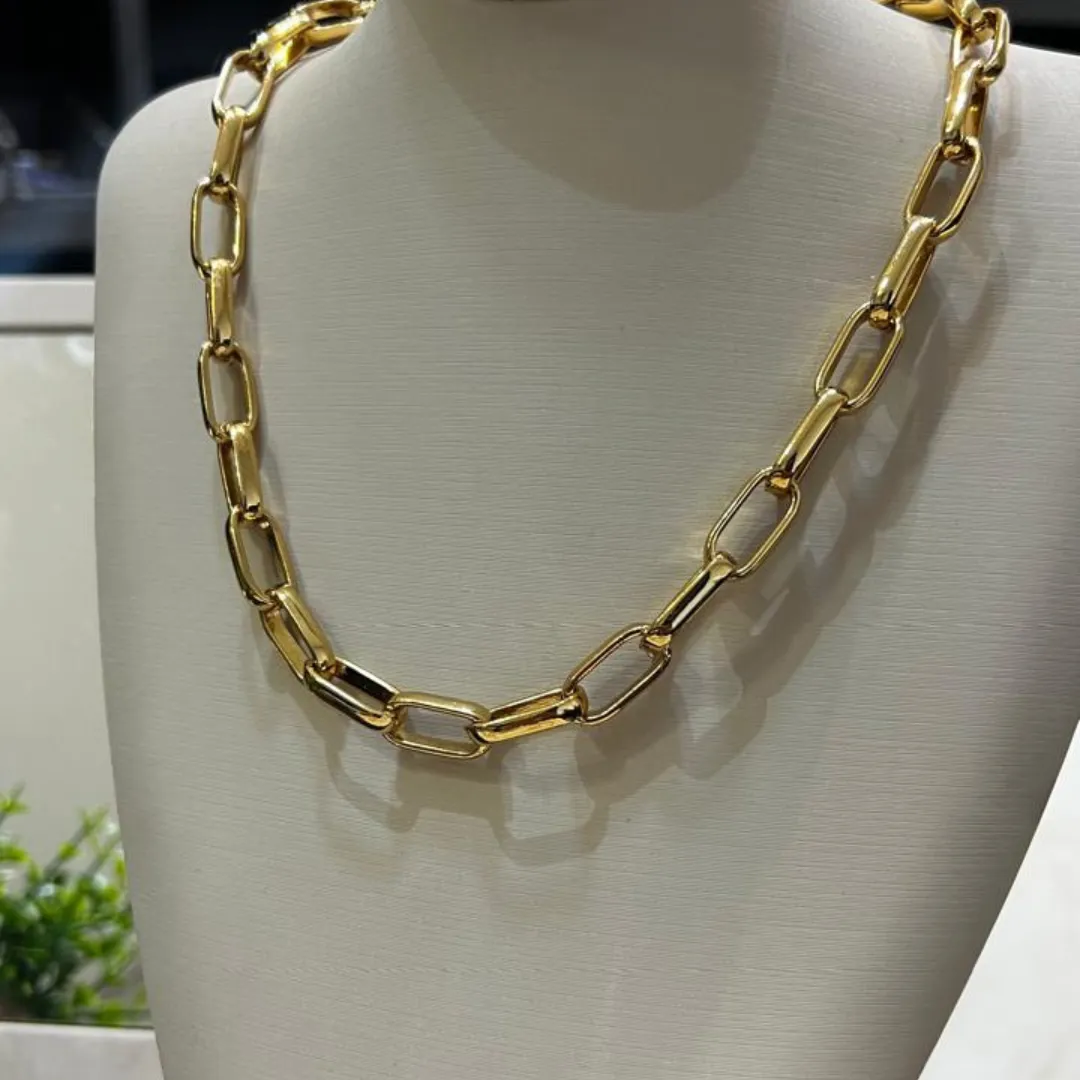 Choker elos Cartier - Dourada