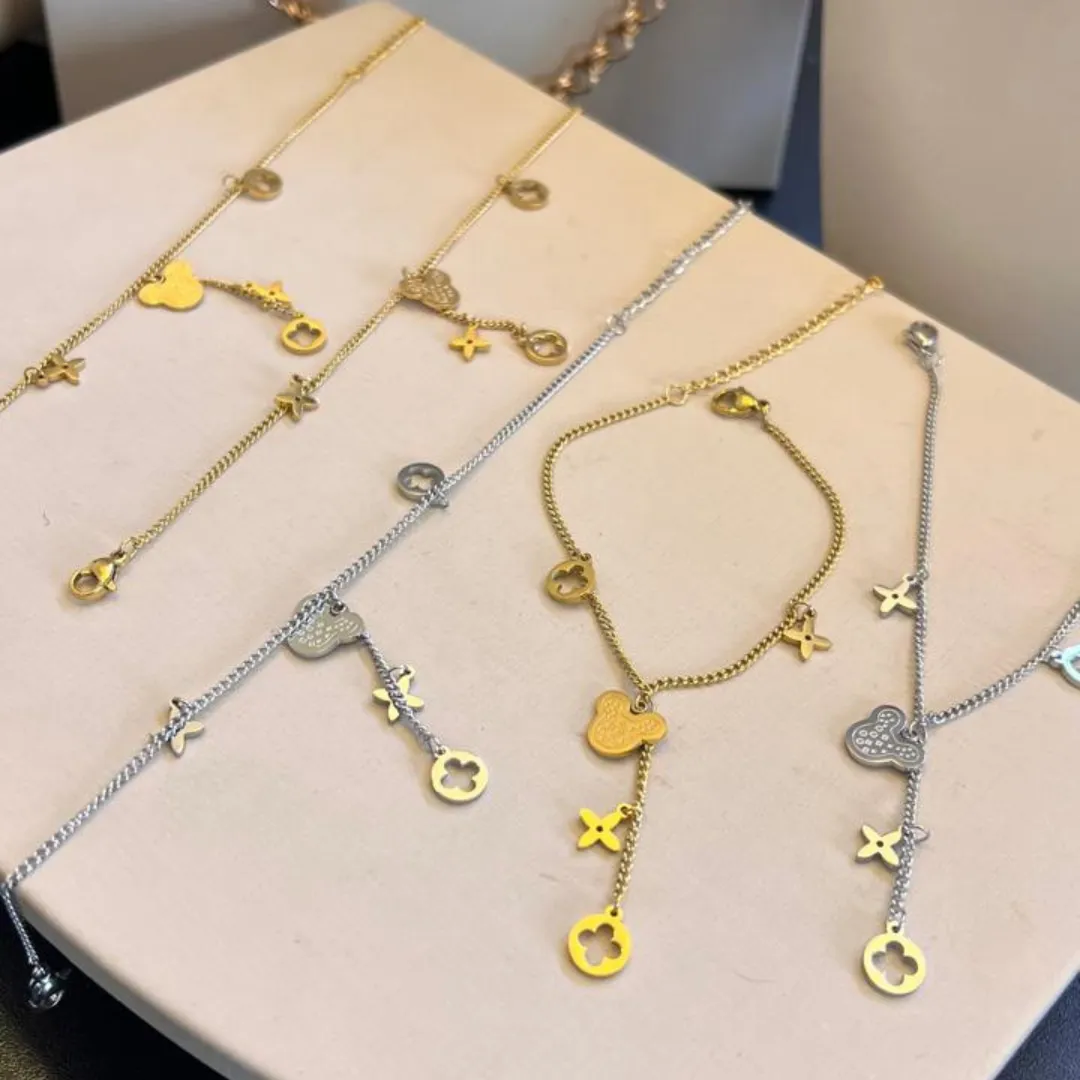 Pulseira Mickey - Aço com Banho