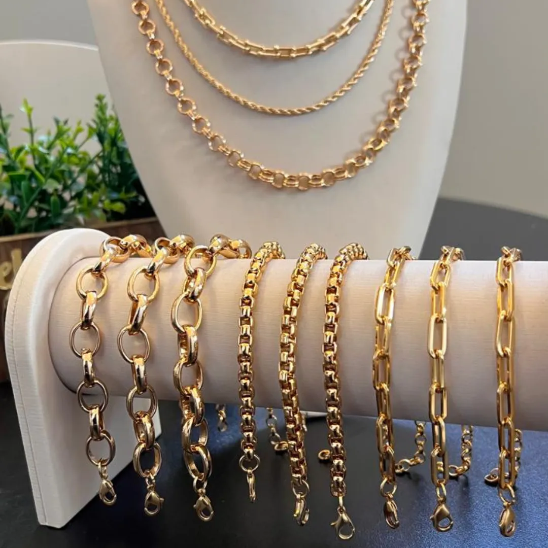 Pulseira Elo Cartier - Banho de Ouro
