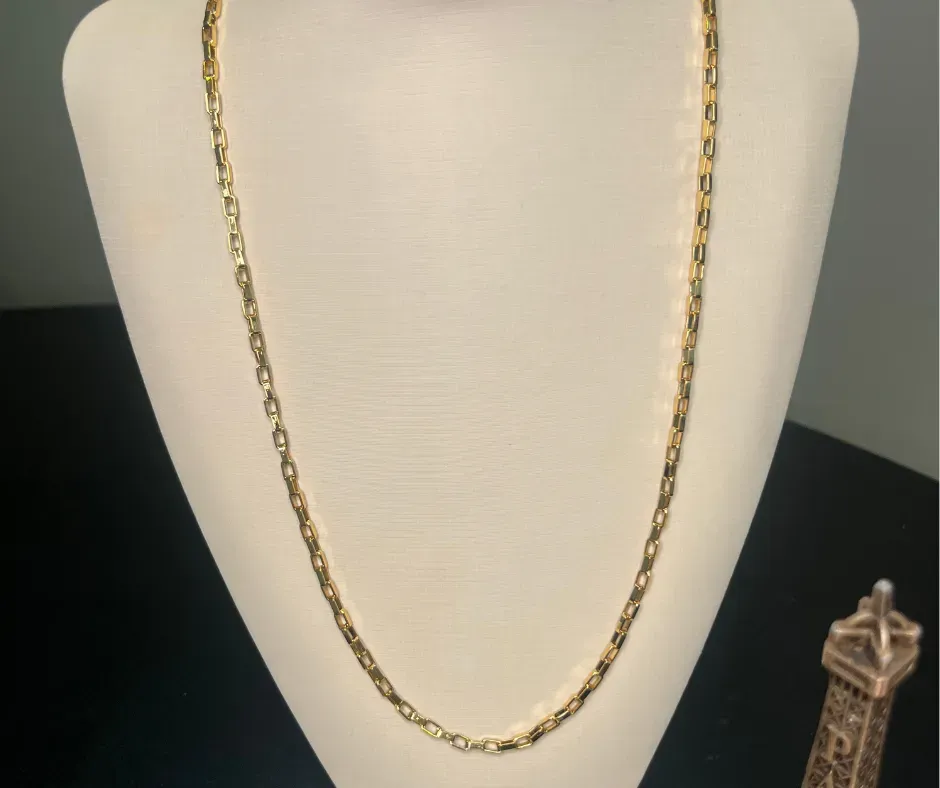 Corrente elos Cartier 3mm 60cm