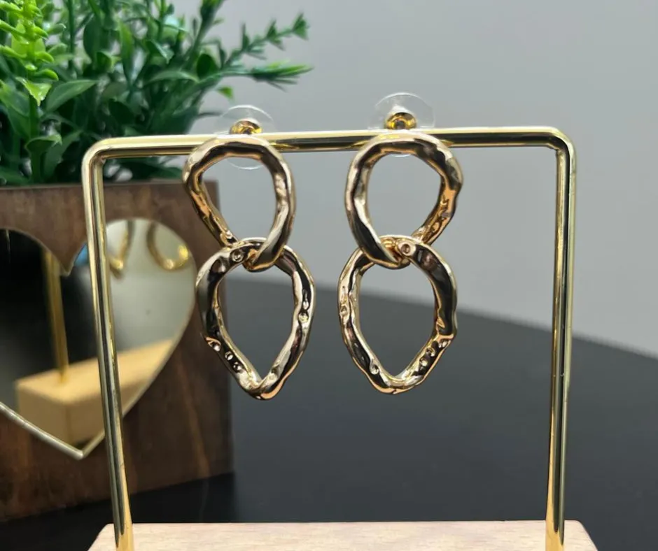 Brinco duas argolas - Mix Banhos