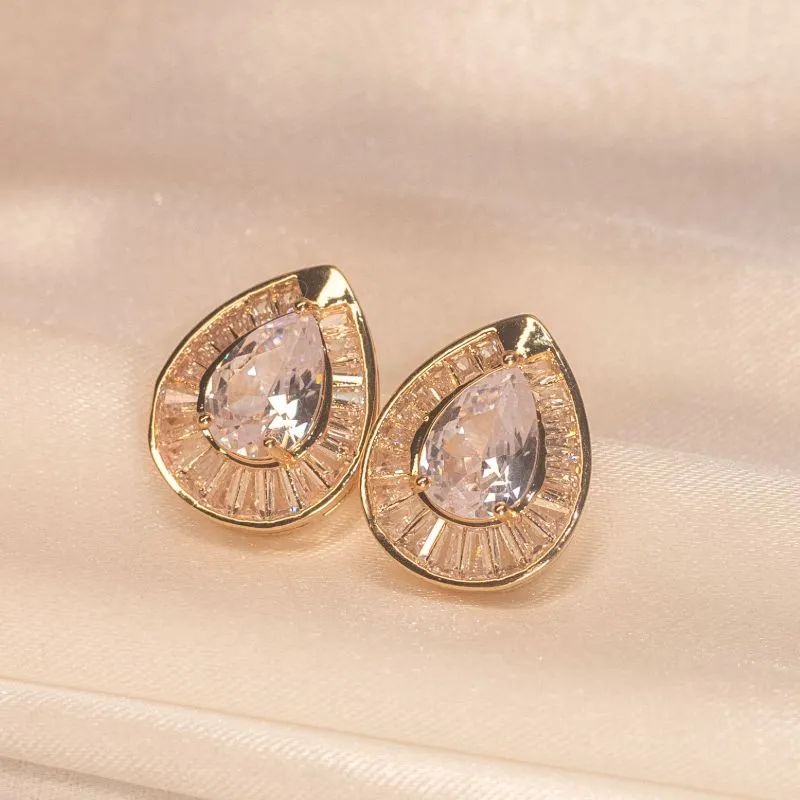 Brinco de Gota Baguetes em volta