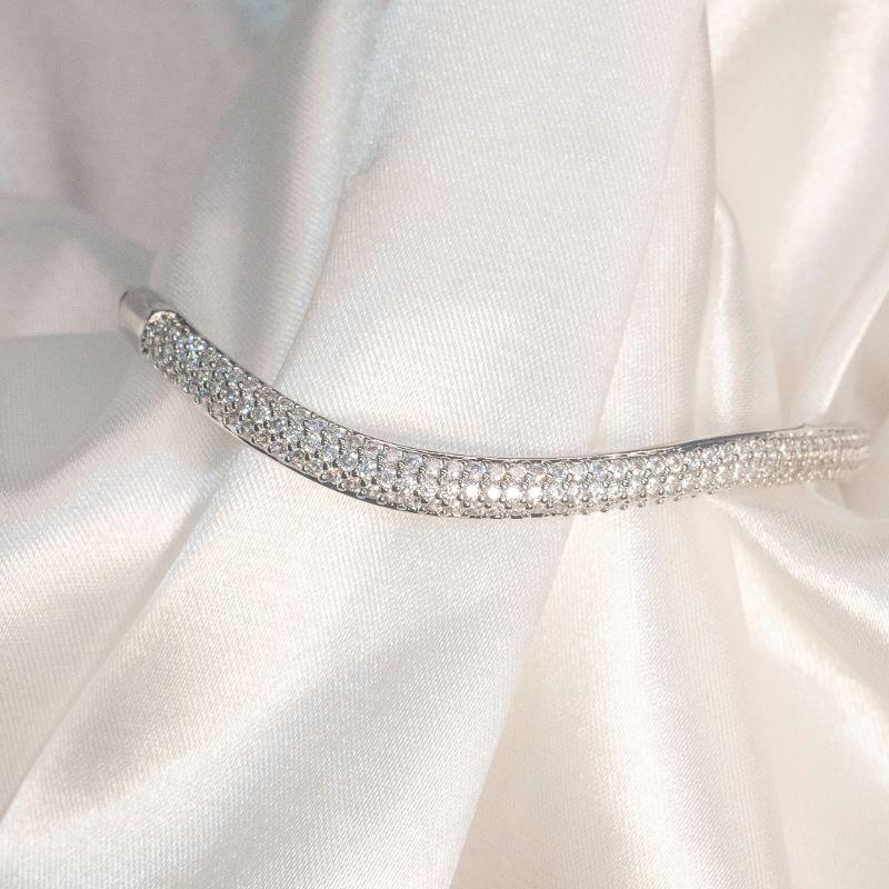 Bracelete Ondulado Cravejado