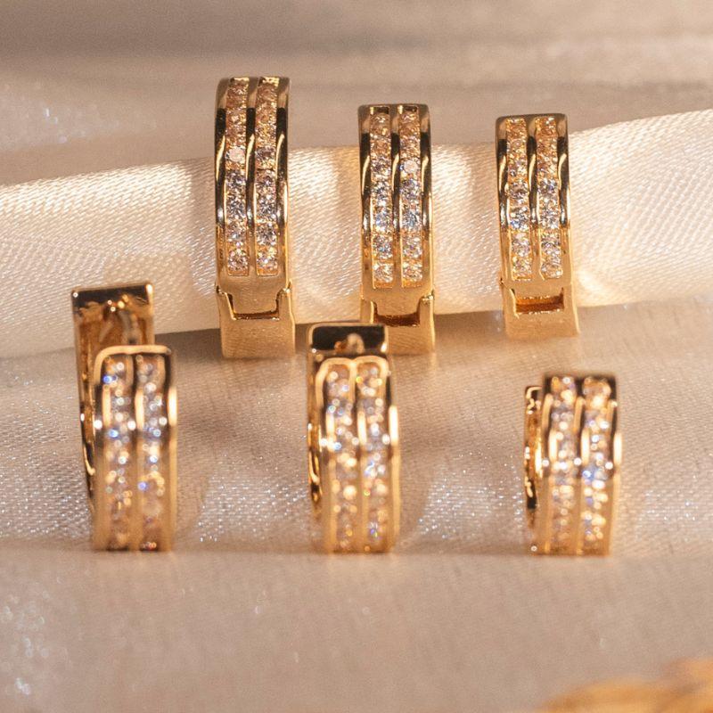 Brinco Trio de Argolinha clik