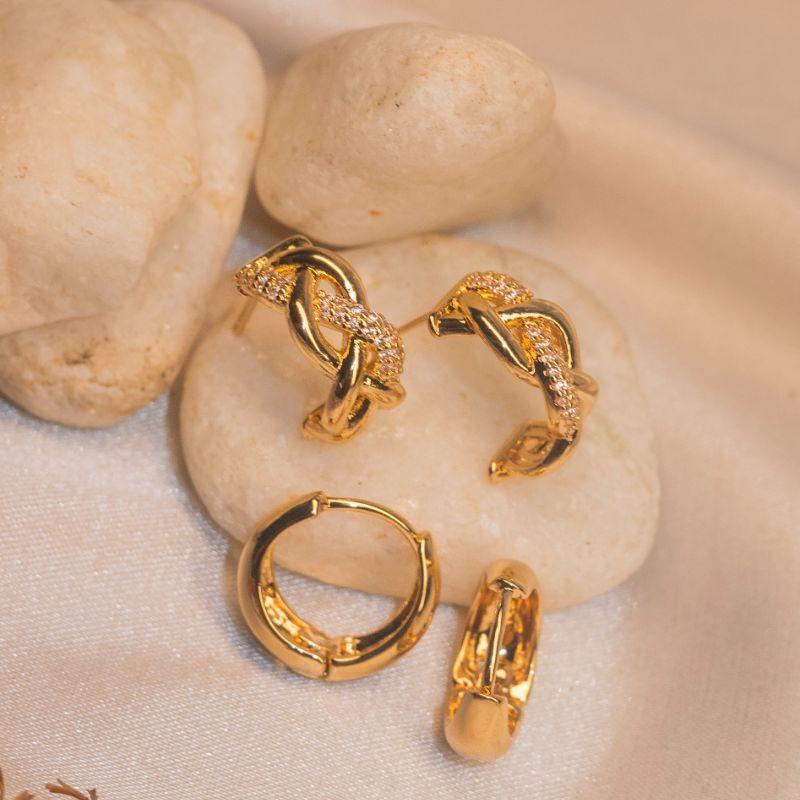 Brinco de Dupla Argolas