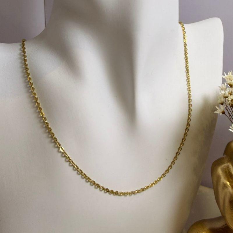 Corrente Elos - Aço com Banho