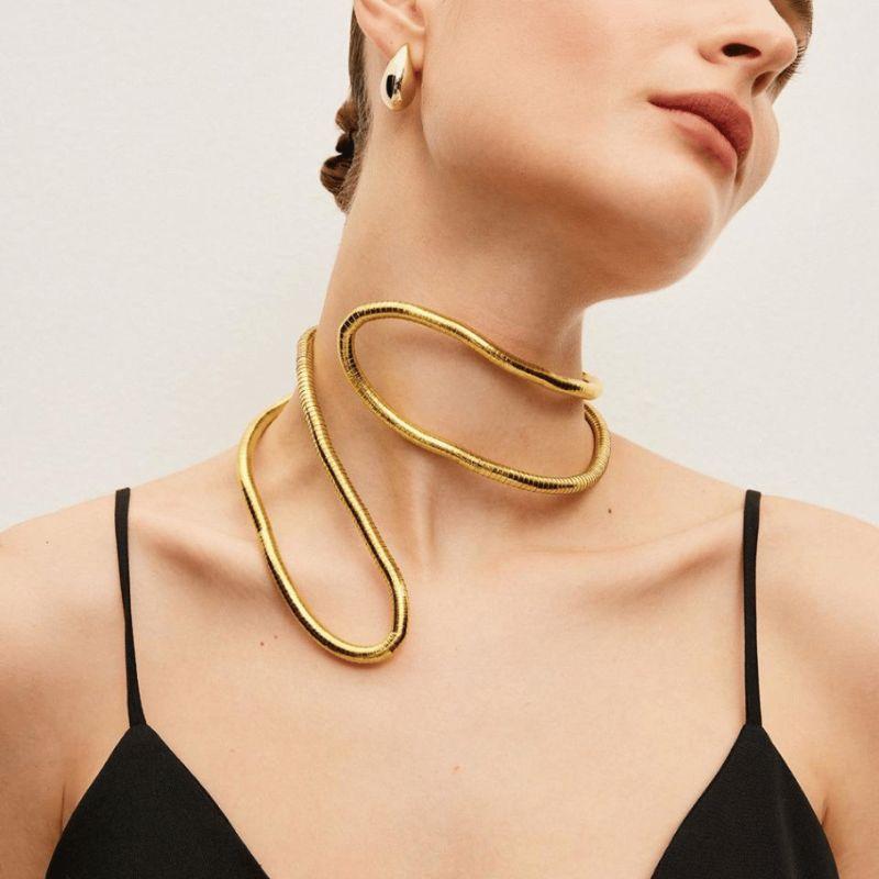 Colar Dobravel - Dourado