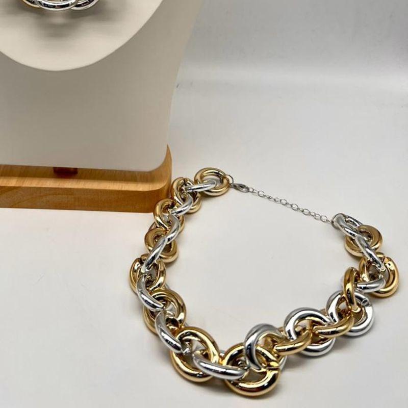 Choker Eletro formação Elos Mix Banhos